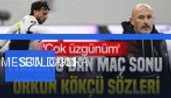 Vincenzo Italiano'dan galibiyet sonrası Orkun Kökçü sözleri: 'Çok üzgünüm' (Foto Galeri)