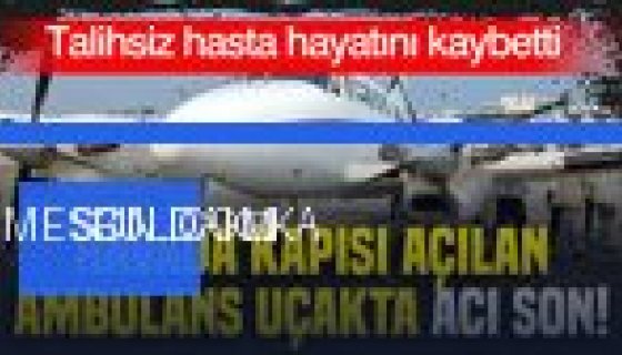Ambulans Uçağında Kabin Basıncı Düşüşü: Dakka'ya Acil İniş, Hastanın Hayatını Kaybettiği O (Foto Galeri)