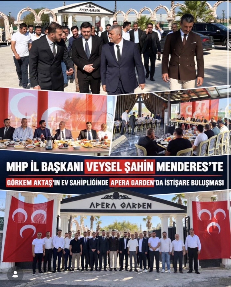 MHP İzmir İl Başkanı Veysel Şahin'den Menderes Çıkarması: Dr. Yakup Toprak'ın Tesisinde Stratejik Zirve