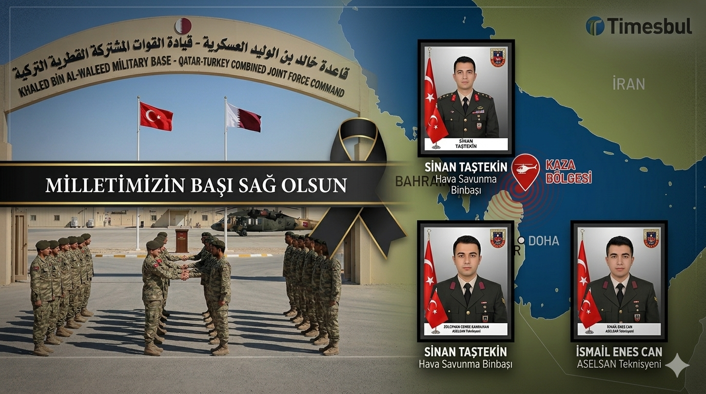 Katar’da Helikopter Kazası: 3 Türk Personel Şehit Oldu!