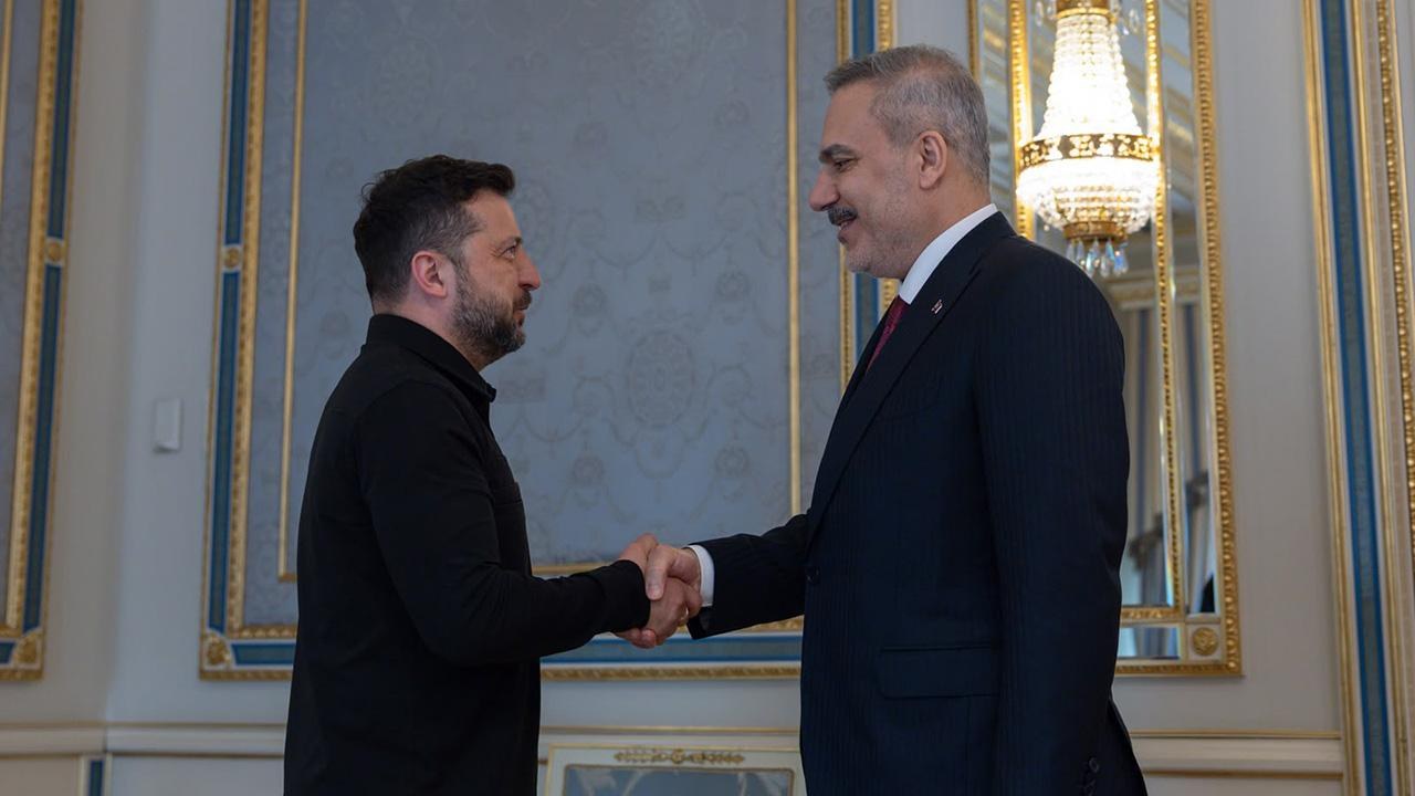 Bakan Fidan, Ukrayna Devlet Başkanı Zelenskiy ile görüştü