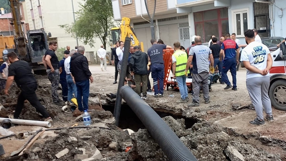 Ordu'da 2 işçi göçük altında kaldı