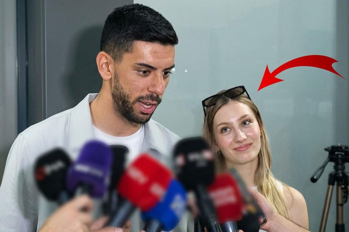 Trabzon'da aşk rüzgarı! Cenk Özkaçar değil, eşinin bakışları konuşuldu