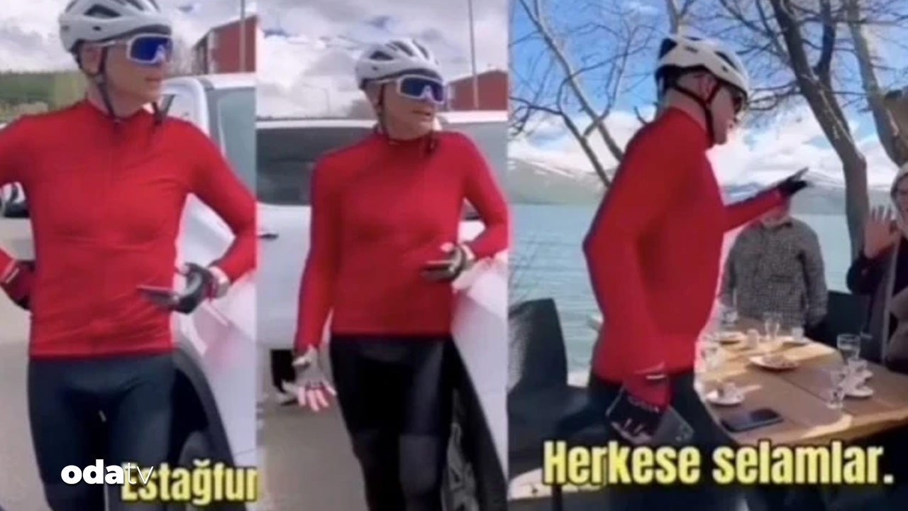 Bisiklet sürerken tayt giymesiyle tartışıldı: Vali görevden alındı