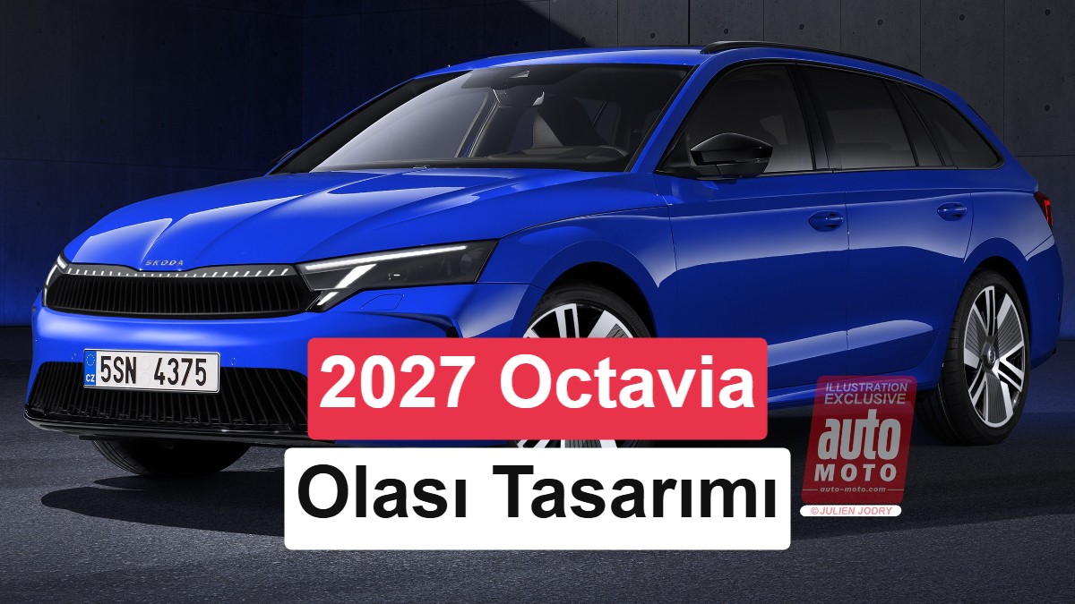 Makyajlı 2027 model Skoda Octavia geliyor: İşte muhtemel tasarımı ve sürprizi