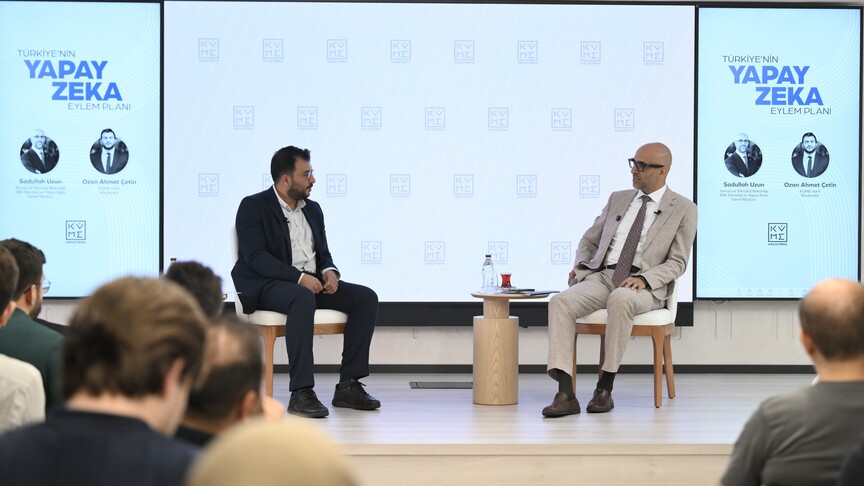 Türkiye'nin Yapay Zeka Eylem Planı KÜME Vakfı'ndaki söyleşi etkinliğinde ele alındı