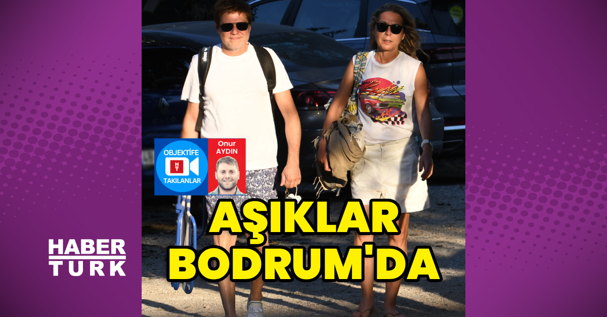 Mirkelam, sevgilisi Aysen Sabancı ile Bodrum'da