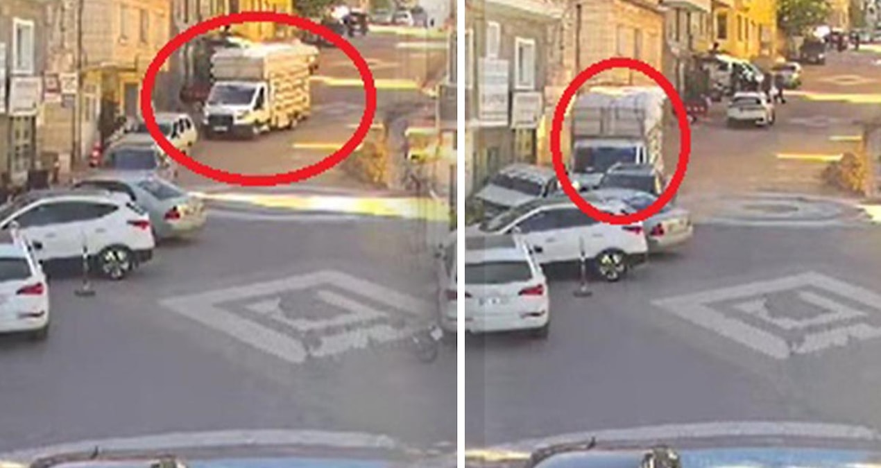 Freni boşalan kamyonet ortalığı birbirine kattı - Sözcü Gazetesi
