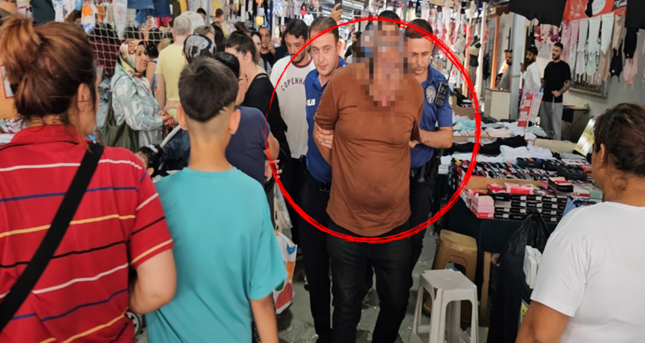 Pazar sapığı suçüstü yakalandı! Gizlice kadınları çekmiş - Sözcü Gazetesi