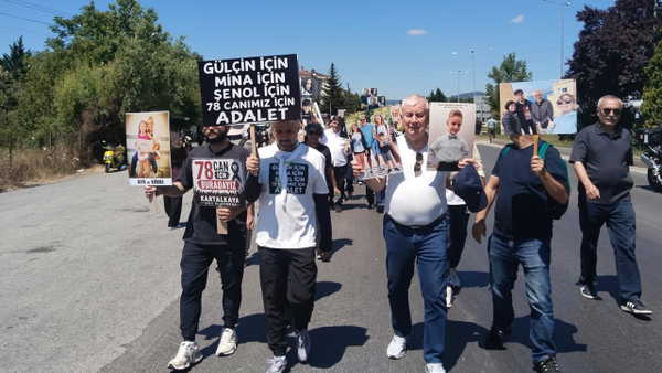 Bolu'dan başlayan 186 kilometrelik '78 Can İçin Adalet Yürüyüşü' Ulus'ta tamamlanacak