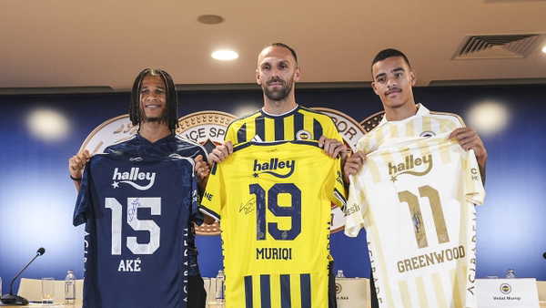 Fenerbahçe'den Mason Greenwood, Nathen Ake ve Vedat Muriqi için imza töreni