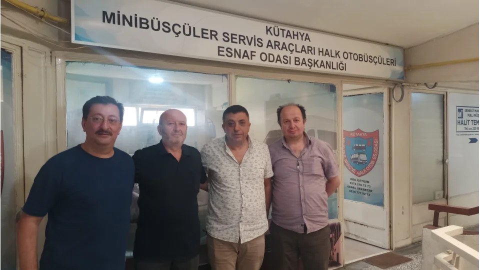 BTP Ktahya l Tekilatndan Halk Otobsleri Derneine ziyaret