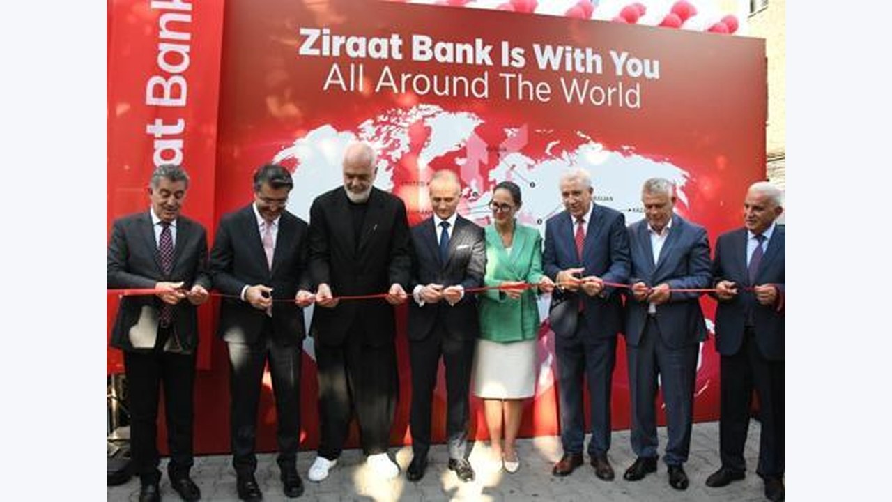 Ziraat Bankası Arnavutluk'un Başkenti Tiran'da Yeni Şube Açtı