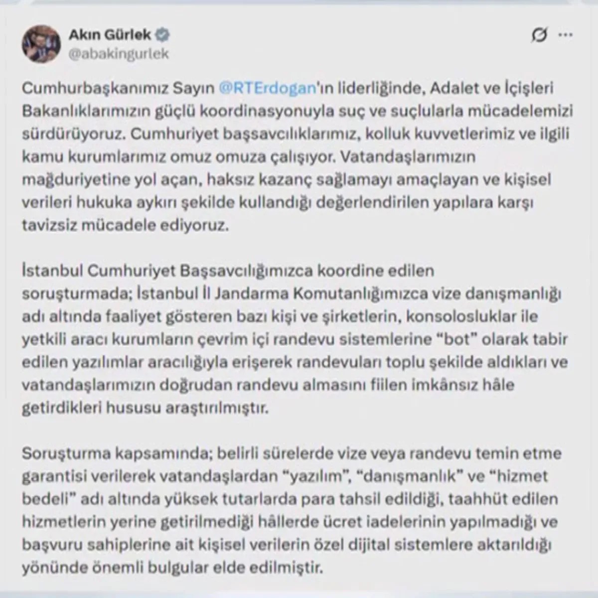 Vize Randevusu Operasyonunda 49 Şüpheli Hakkında İşlem Başlatıldı
