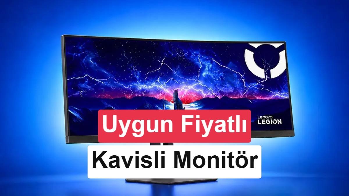 Lenovo'dan Yeni Kavisli Oyuncu Monitörü: Yüksek Yenileme Hızı ve Rekabetçi Fiyat