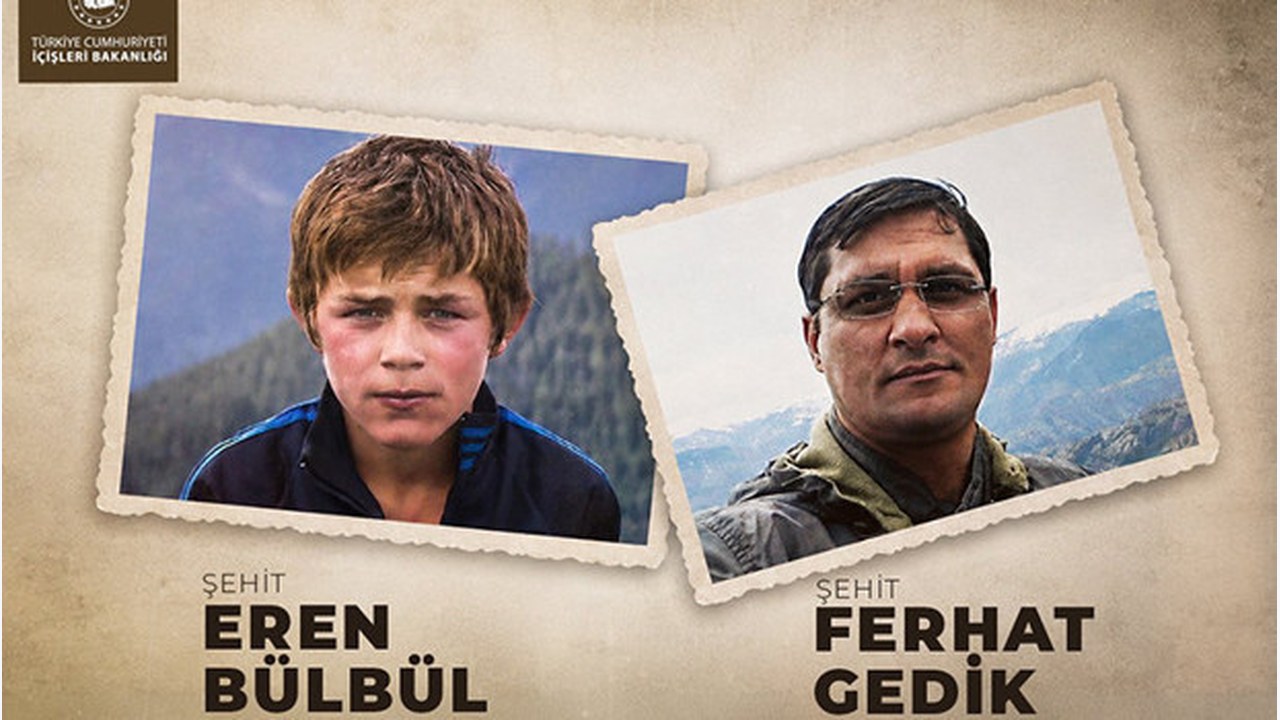 İçişleri Bakanlığı'ndan Eren Bülbül ve Ferhat Gedik'i Anma Mesajı