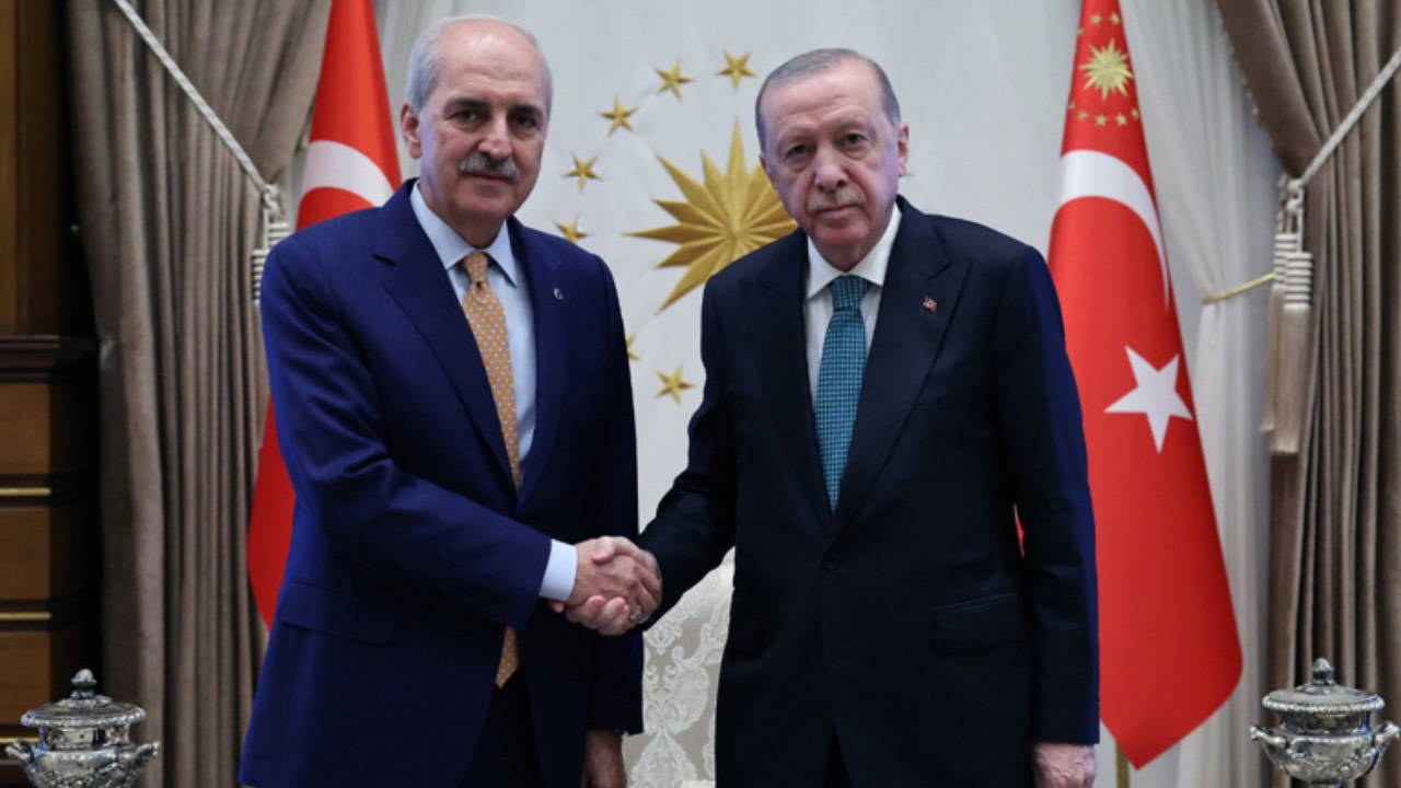 Beştepe'de Kritik Görüşme: Erdoğan, TBMM Başkanı Kurtulmuş'u Kabul Etti