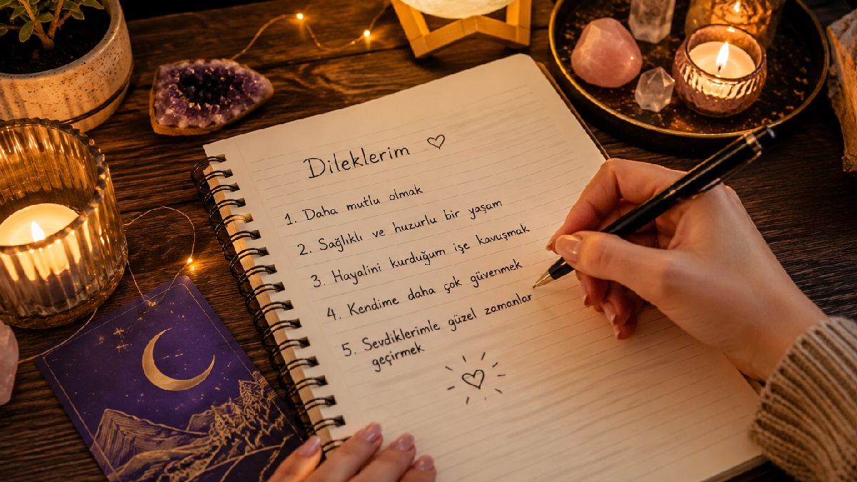 Bugün gerçekleşmesini istediğiniz dileklerinizi böyle yazın