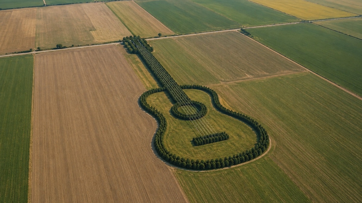 7 Bin Ağacı Tek Tek Dikip Dev Bir Gitar Yaptı: Hikayesini Öğrenenler Duygulanıyor