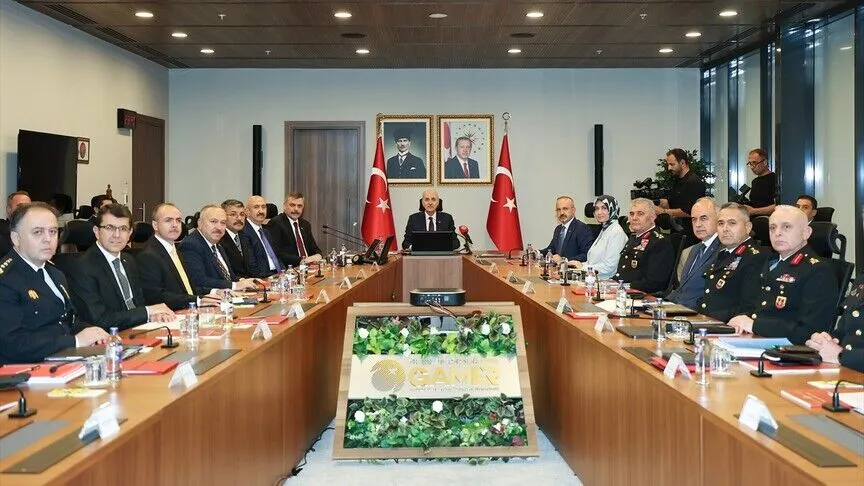 TBMM Başkanı Kurtulmuş ve Bakan Çiftçi, 81 il valisiyle Güvenlik Konulu Toplantısı Katıldı