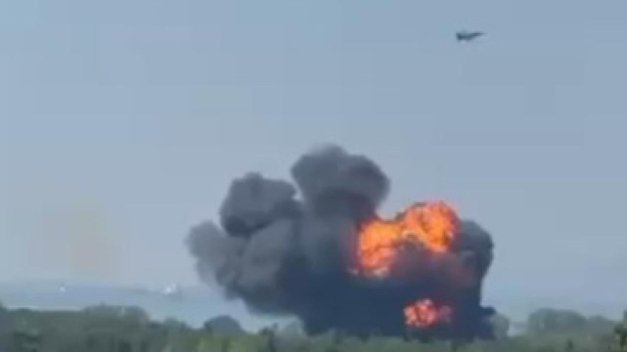 Yalova'da F16 eğitim sırasında düştü