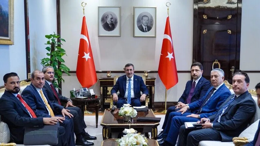 Cumhurbaşkanı Yardımcısı Yılmaz, Irak Federal Yolsuzlukla Mücadele Komisyonu Başkanı Lami'yi kabul etti