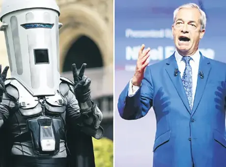 Çöp Kutusuyla Güçlü Çoğunluğa: Farage ve Komedyen Harvey'ın Seçim Oynayışı