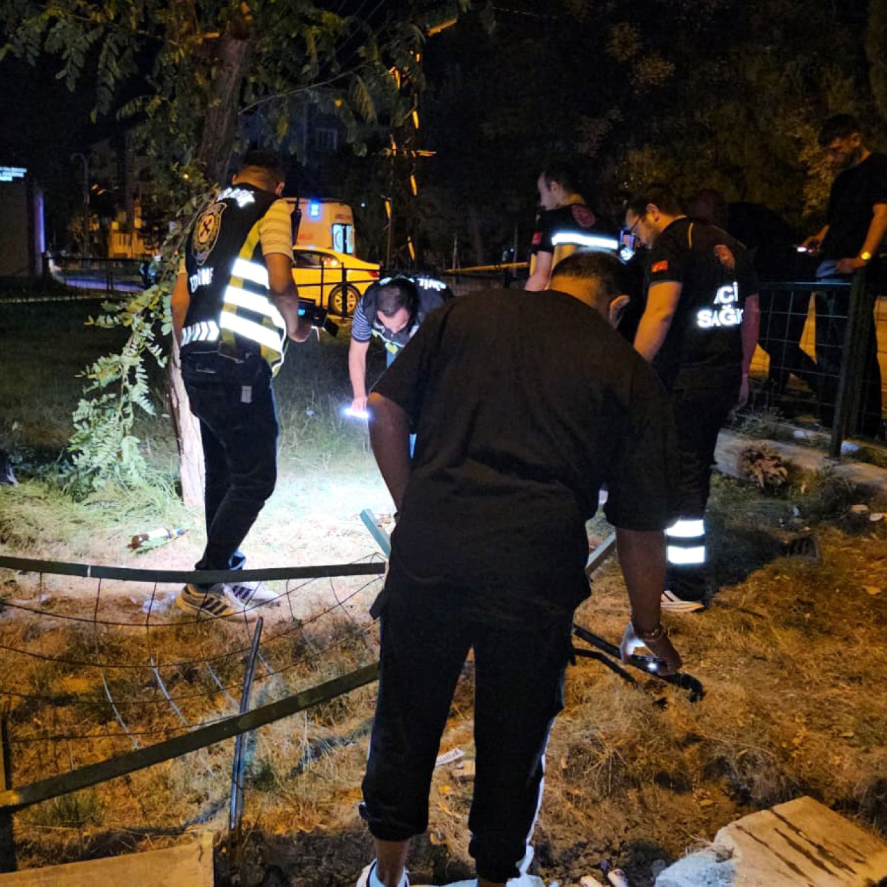 Kopan parmağı dakikalarca arandı