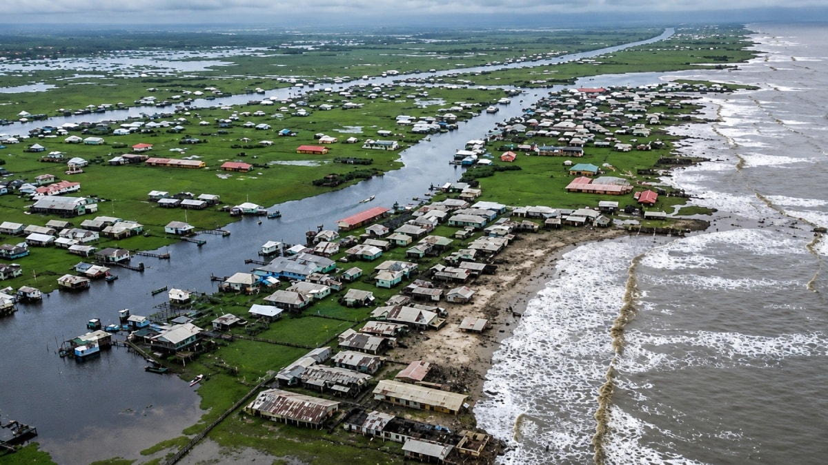 10 bin kişinin yaşadığı balıkçı kasabasını deniz yutuyor