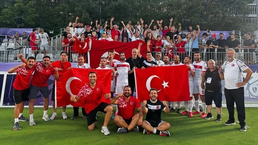 Türkiye Görme Engellileri B1 Erkek Futbol Takımı, Avrupa Şampiyonası'nda Yarı Finalesine Girmiş